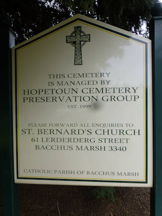 photo of Hopetoun Cemetery